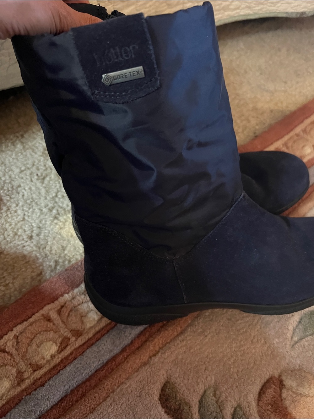 hotter Navy Gore-Tex Women's Winter Rain Boots